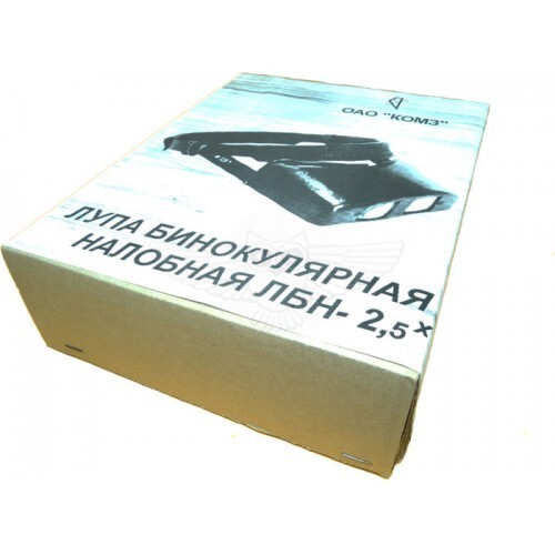 Лупа бинокулярная налобная КОМЗ ЛБН-2,5х