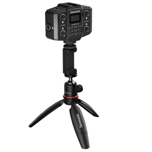 Микшер Saramonic SmartMixer 4C 4-канальный с функцией записи вход: 2х 3,5 мм и 2х XLR / 1/4"; выход