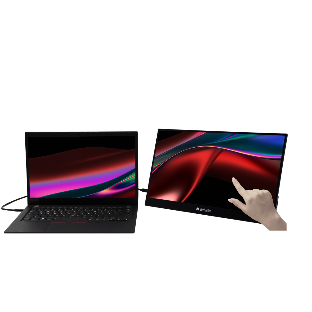 Портативный сенсорный монитор Verbatim Portable Touchscreen Monitor 15.6" Ultra HD 4K