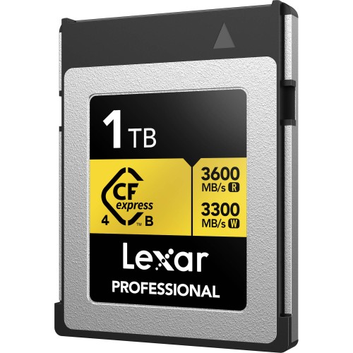 Карта памяти Lexar Professional Gold CFexpress 4.0 Type B 1TB, R/W 3600/3300 МБ/с