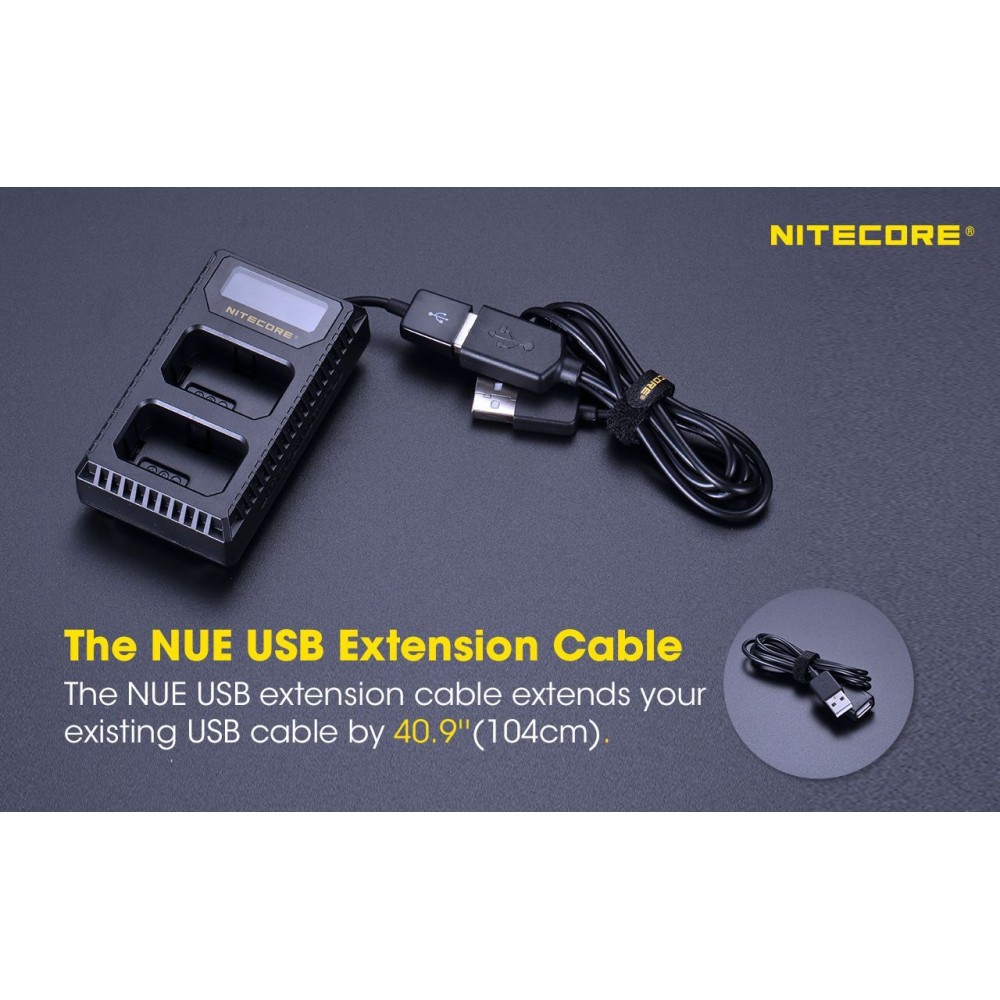 Кабель Nitecore NUE USB Extend Cable (40.9") удлинительный для зарядных устройств