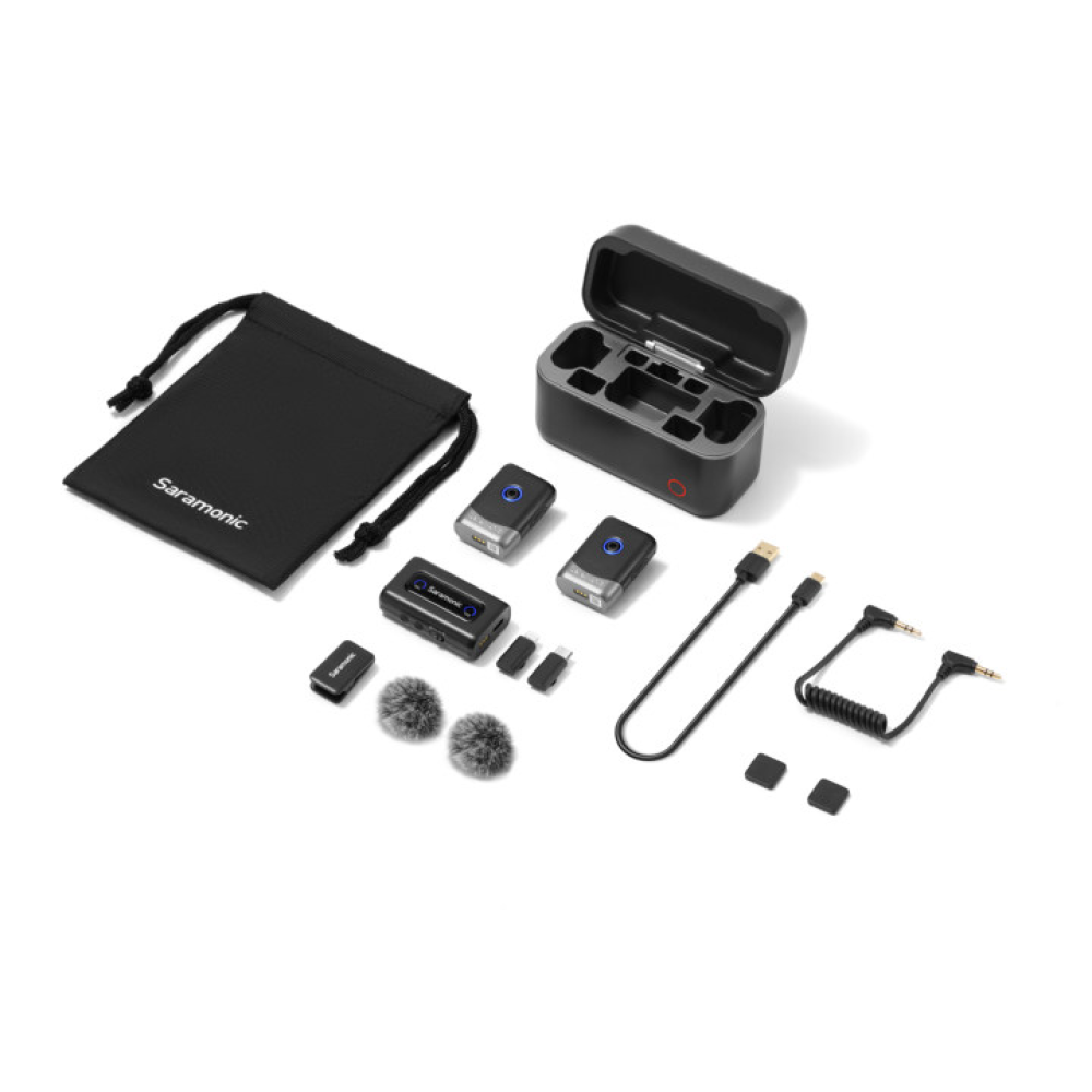 Радиосистема Saramonic Mix приёмник + 2 передатичка универсальная