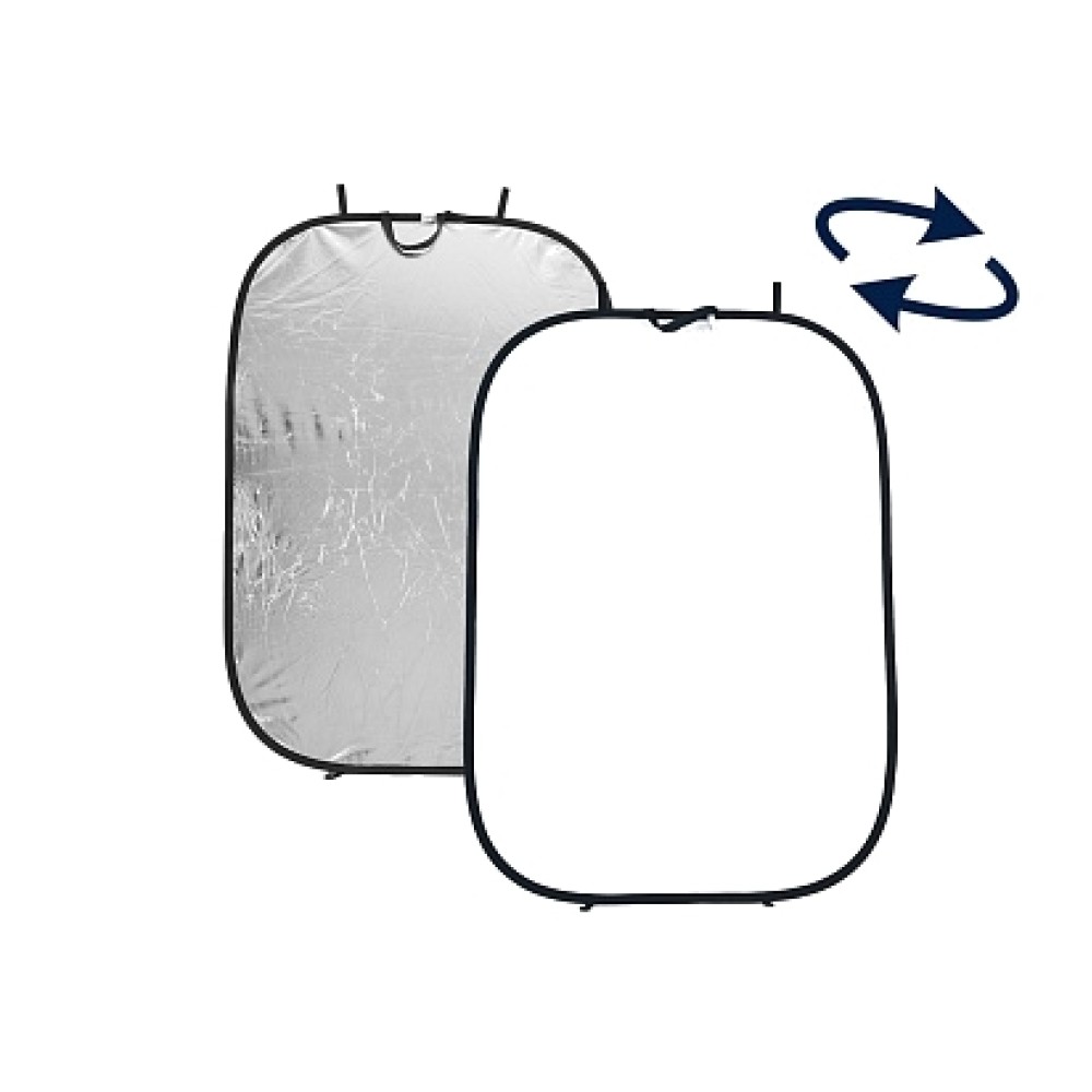 Отражатель Lastolite LL LR7231 180х125см серебро/белый