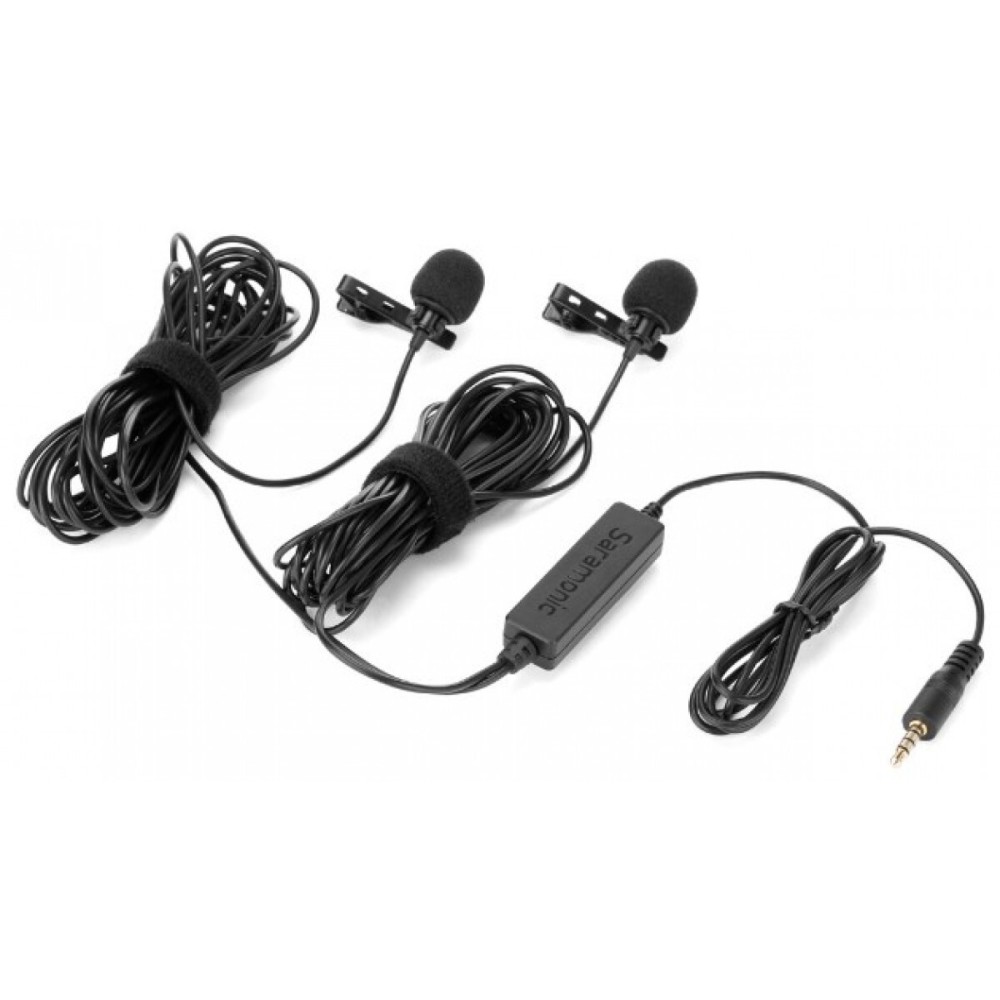 Микрофон петличный Saramonic LavMicro 2M двойной с кабелем 6м, разъем 3,5 мм TRRS