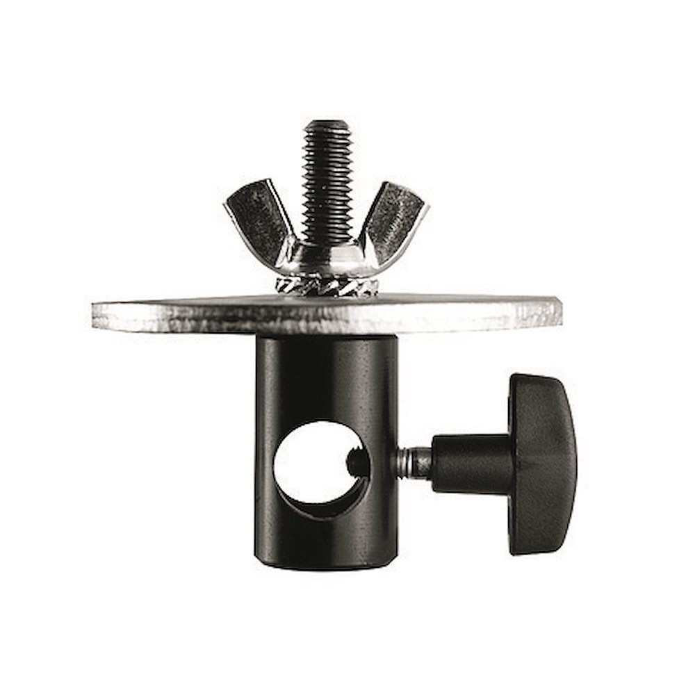 Адаптер Manfrotto 179 ''мама'' 16 мм, винтом 3/8'' и диском 80 мм