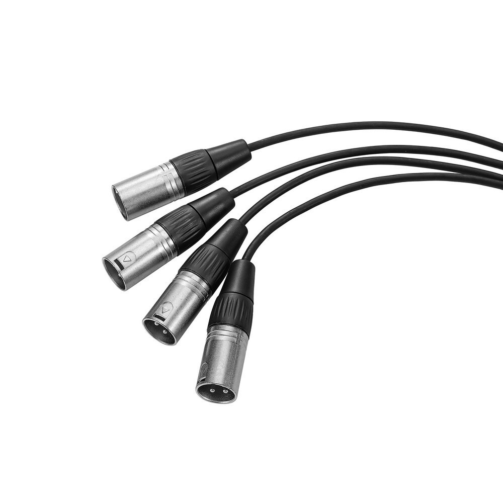 Кабель Saramonic SR-C2020 2x 3.5mm TRS Male to 4x XLR Splitter для двух радиосистем и Blink 500 Pro