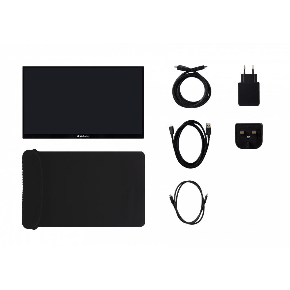 Портативный сенсорный монитор Verbatim PMT-15 Portable Touchscreen Monitor 15.6" Full HD 1080p