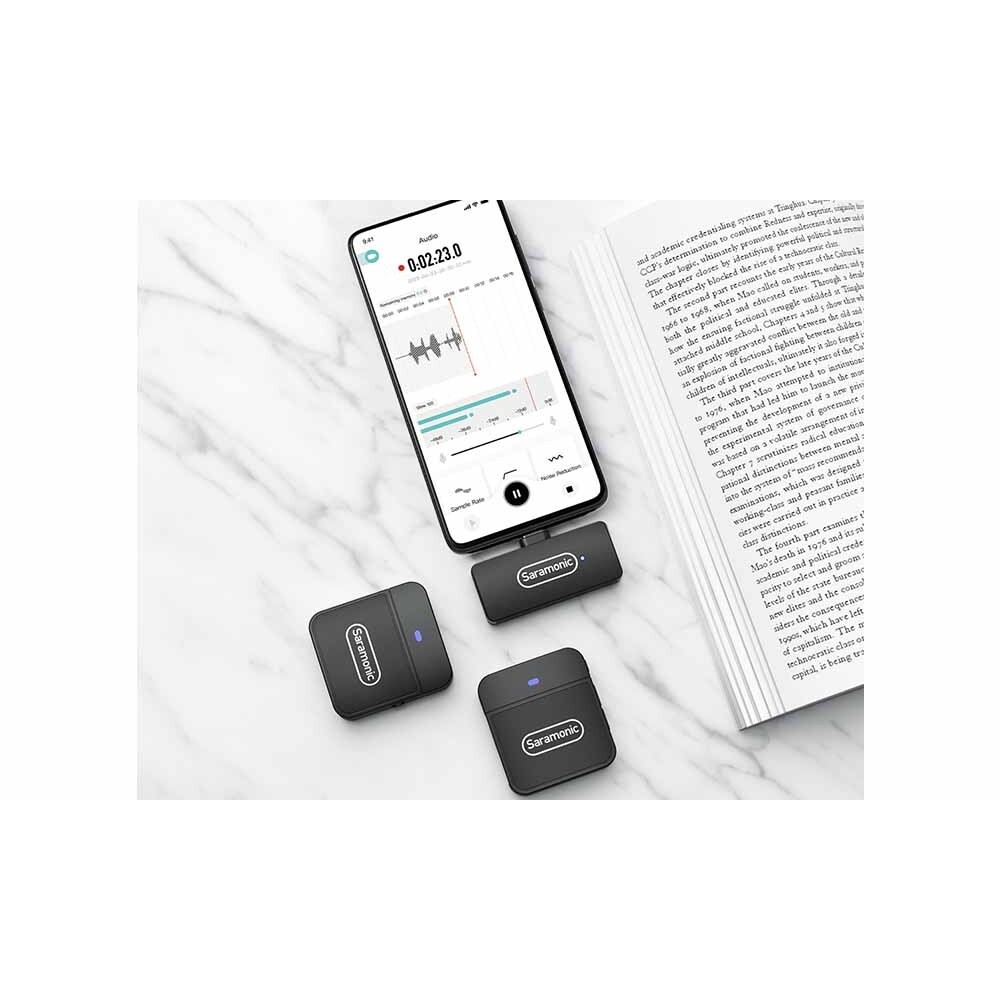 Радиосистема Saramonic Blink100 B6 TX+TX+RX приемник + 2 передатчика, разъем Type-C