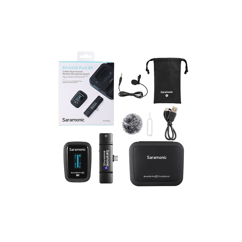 Радиосистема Saramonic Blink500 ProX B5 TX+RX приемник + передатчик, разъем USB-C