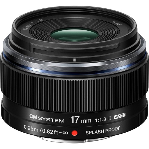 Объектив OM System M.Zuiko Digital 17mm F1.8 II черный