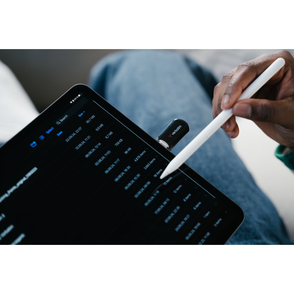 Внешний накопитель Verbatim Plectra USB 3.2 Gen1 Type-C 64GB, R 100 МБ/с