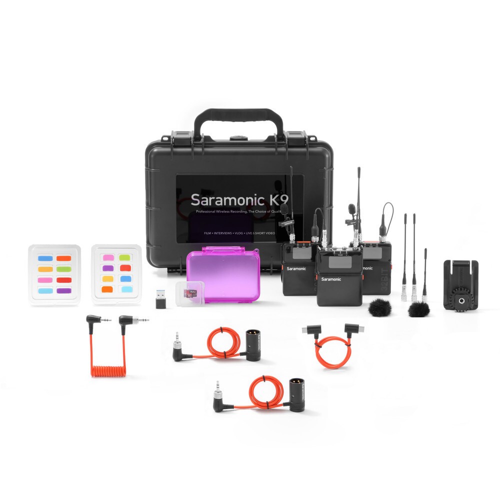 Радиосистема Saramonic K9 Kit RX+TX+TX приемник + 2 передатчика