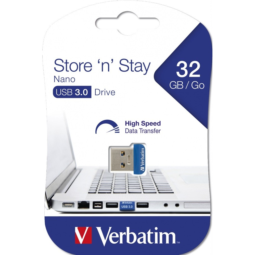 Флеш-накопитель Verbatim Store 'n' Stay Nano USB 3.2 Gen1 32GB
