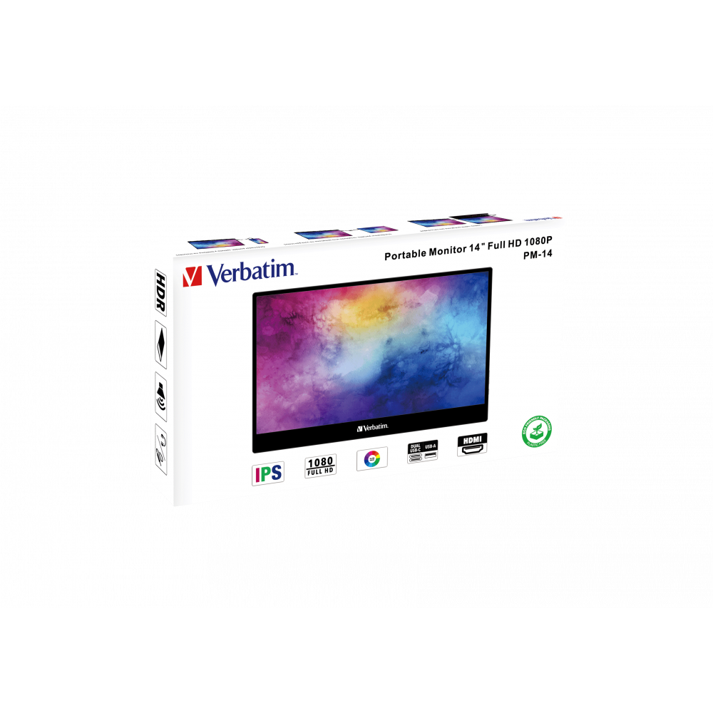 Портативный монитор Verbatim PM-14 Portable Monitor 14" Full HD 1080p