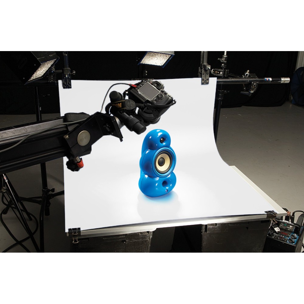 Фон ПВХ матовый Colormatt LL COCM1309 Background PVC 100 х 130 см. Super White