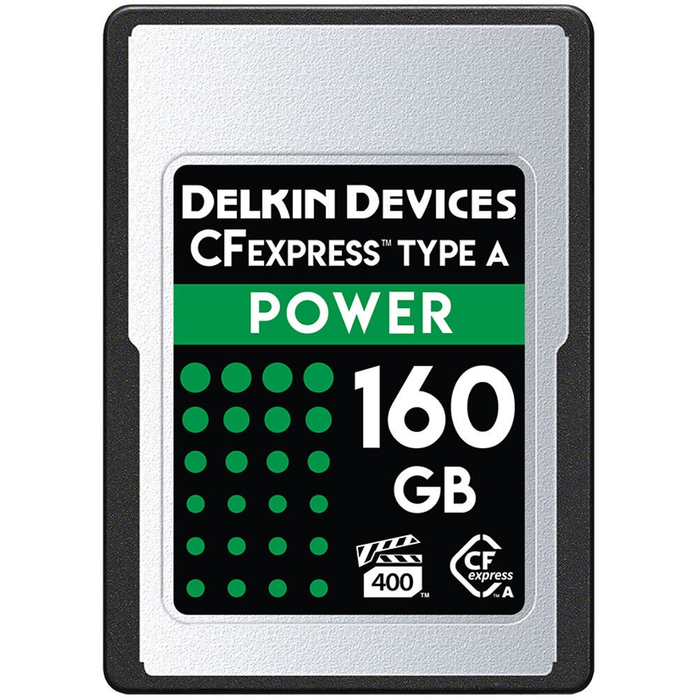 Карта памяти Delkin Devices Power CFexpress Type A 160GB комплект 2 шт, R/W 880/790 МБ/с