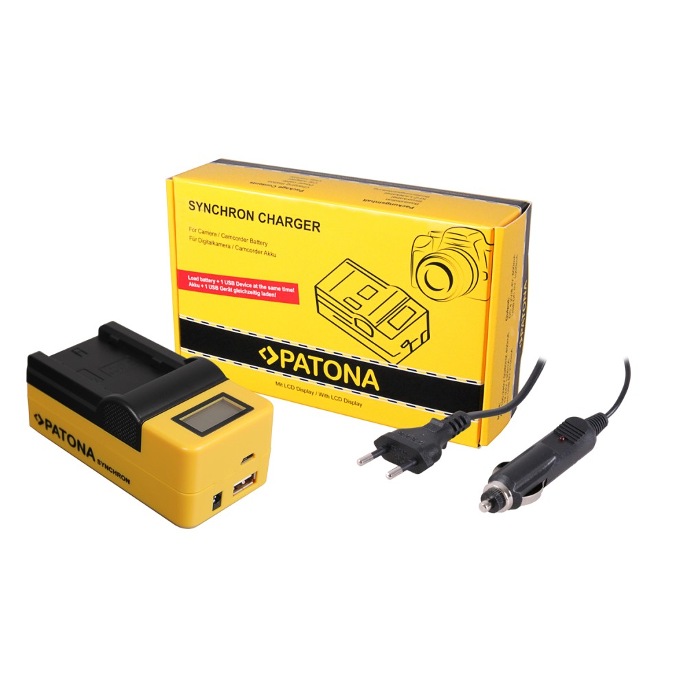 Зарядное устройство Patona Synchron USB для аккумулятора NP-F550