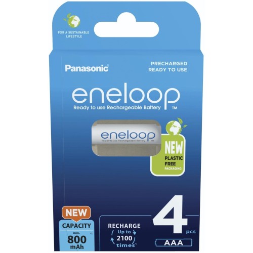Аккумулятор Panasonic Eneloop BK-4MCDE/4BE 800 mAh 4шт AAA