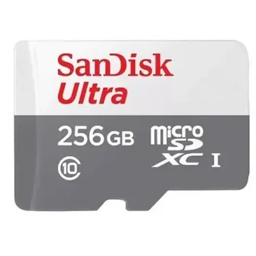 Карта памяти SanDisk Ultra microSDXC 256GB UHS-I, R 100 МБ/с