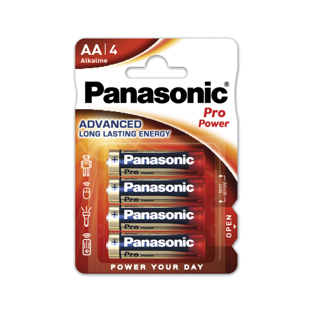Батарейки Panasonic Pro Power AA щелочные 4 шт