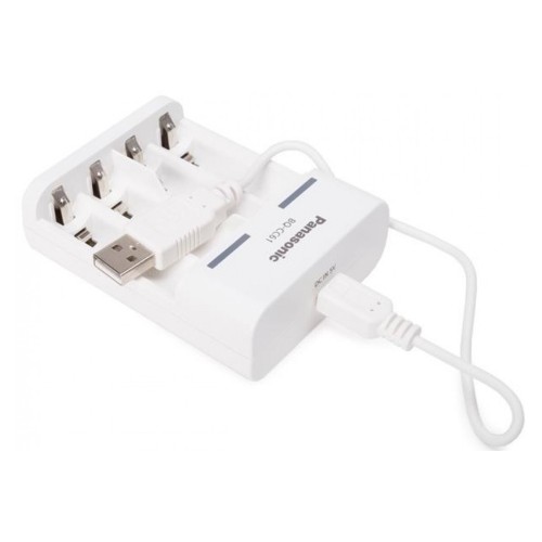 Зарядное устройство Panasonic Eneloop Basic BQ-CC61USB для 2 или 4 акк АА/ААА Ni-MH с USB-выходом