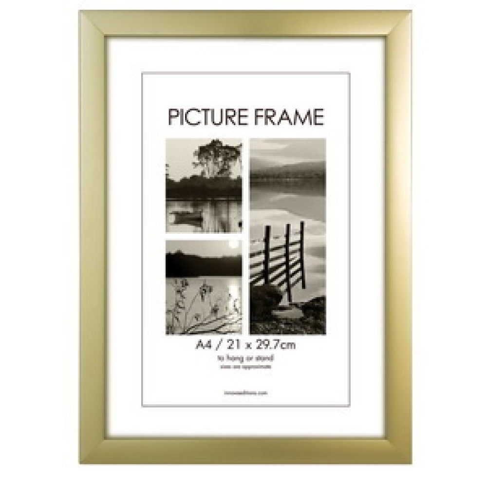 Фоторамка Innova Claremont 21x30, пластик/стекло, золотистый (PI0449)