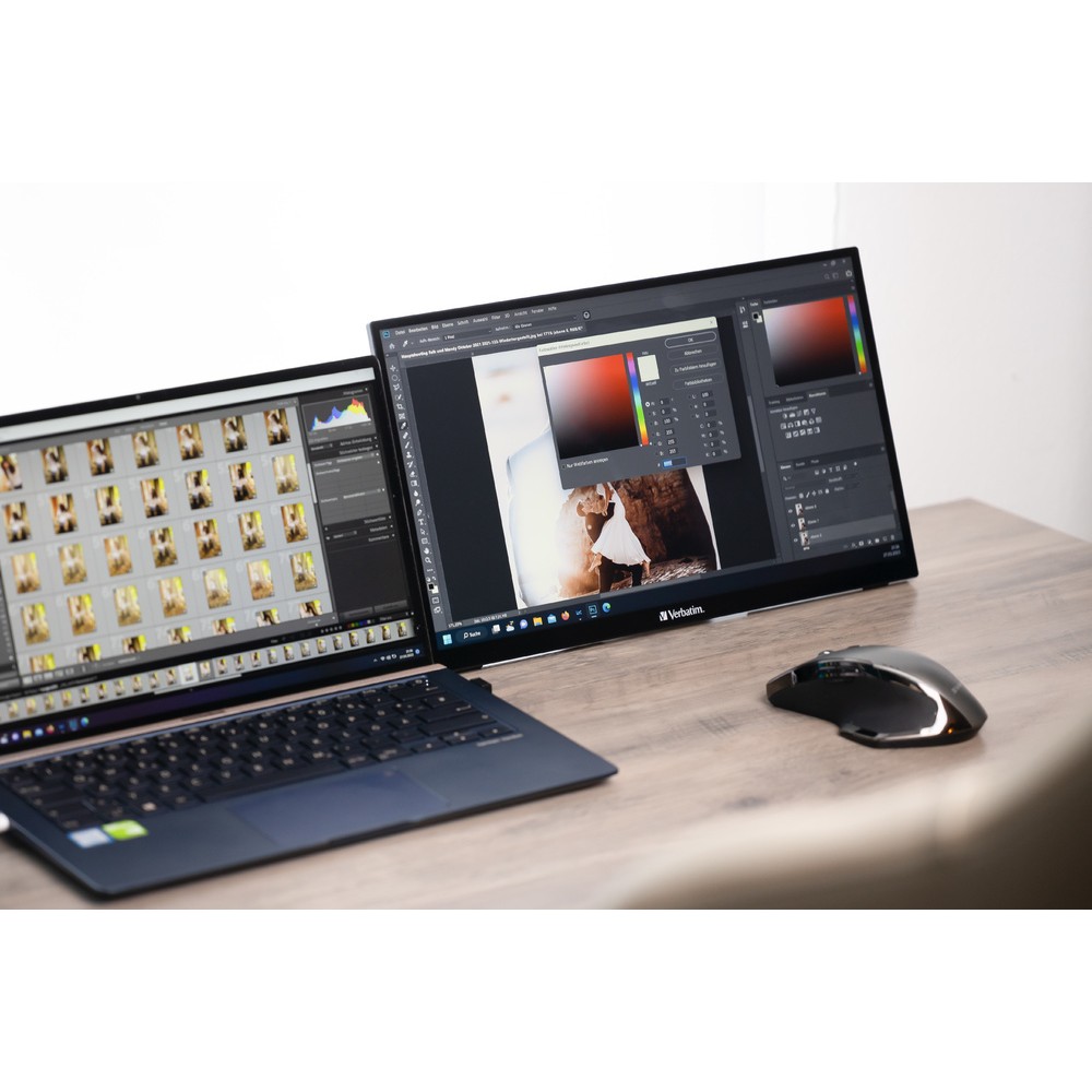 Портативный сенсорный монитор Verbatim PMT-15 Portable Touchscreen Monitor 15.6" Full HD 1080p