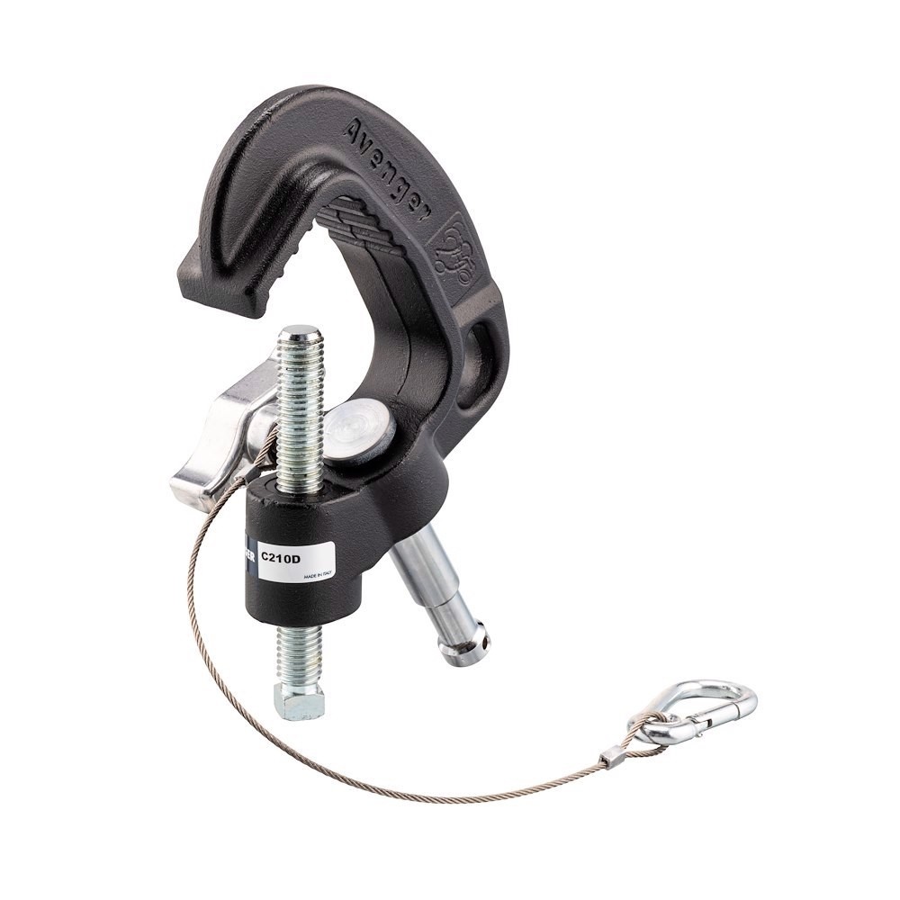 Зажим струбцинный Avenger C210D Baby Pipe Clamp с пальцем 16 мм без воротка