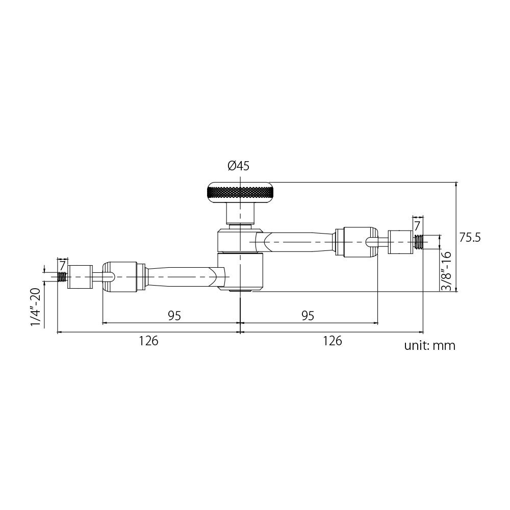 Кронштейн Kupo KCP-110 10" Rock's Arm
