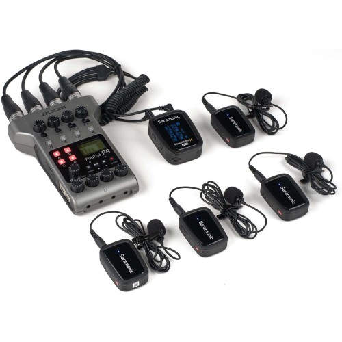 Радиосистема Saramonic Blink500 ProX B8 4TX+RX приемник + 4 передатчика, разъем 3,5 мм