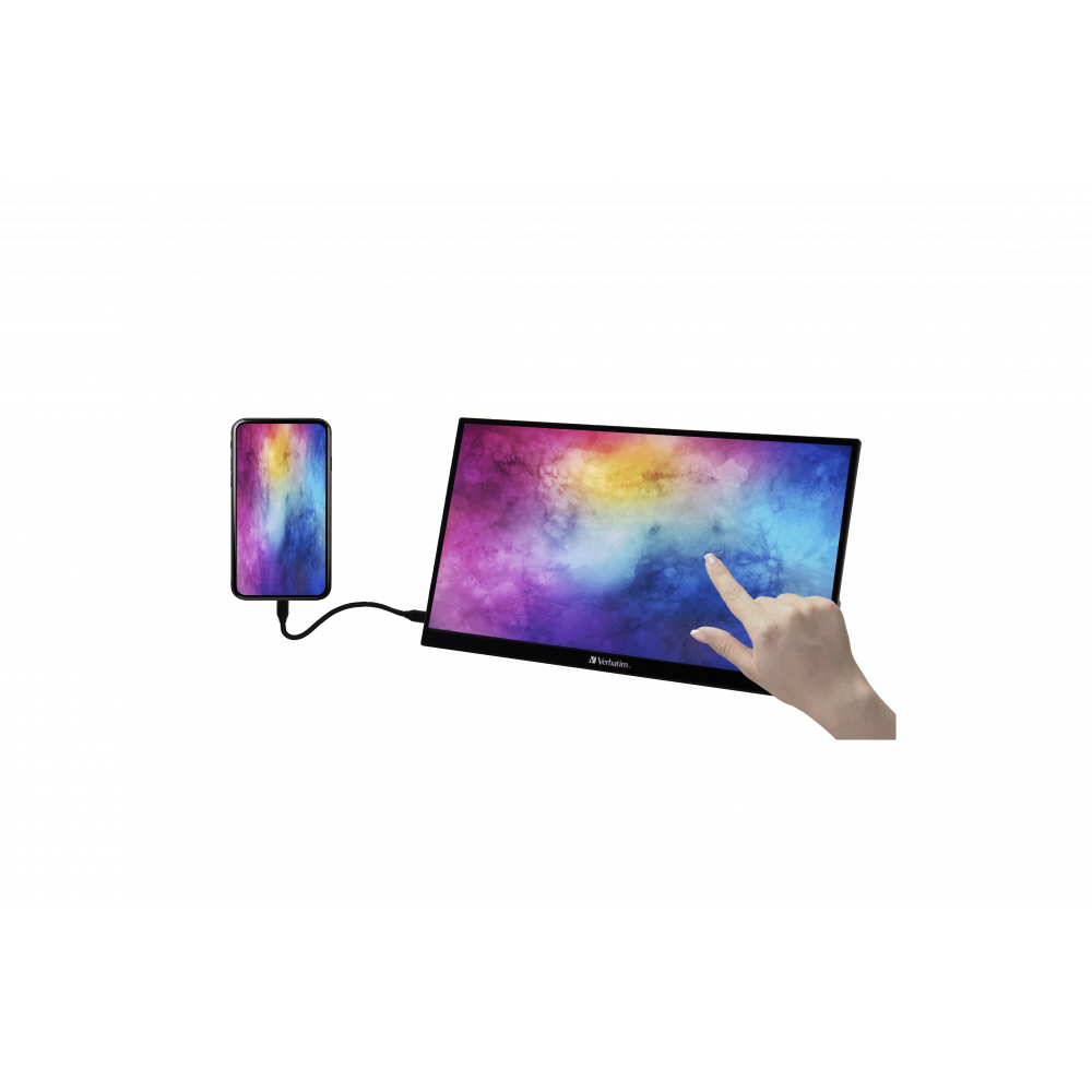Портативный сенсорный монитор Verbatim PMT-14 Portable Touchscreen Monitor 14" Full HD 1080p