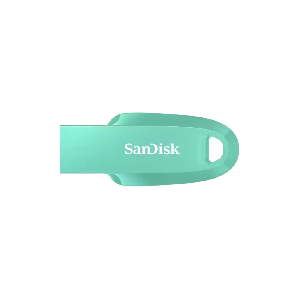 Флеш-накопитель SanDisk Ultra Curve USB 3.2 Gen1 64GB, R 100 МБ/с зеленый