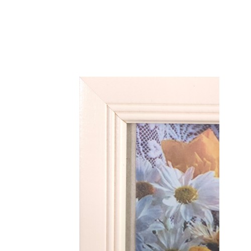 Фоторамка 24x30, дерево/стекло, белый (802100П)