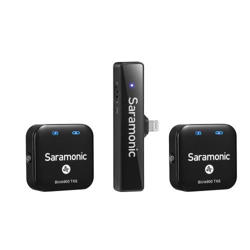 Радиосистема Saramonic Blink900 S4 (TX+TX+RXDi) приемник + 2 передатчика, разъем Lightning