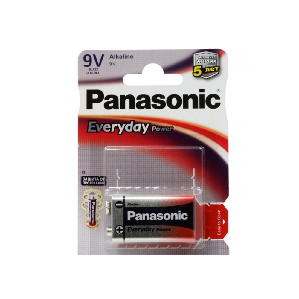Батарейка Panasonic Everyday Power 9V щелочная 1 шт