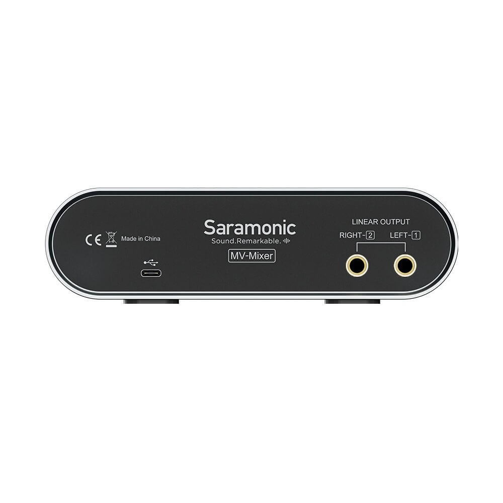 Внешняя звуковая карта Saramonic MV-Mixer вход: 2х XLR / 1/4"; выход: USB-C