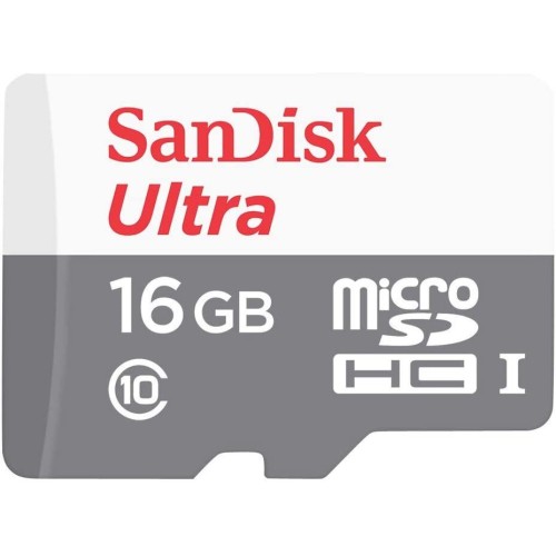 Карта памяти SanDisk Ultra microSDHC 16GB UHS-I, R 80 МБ/с