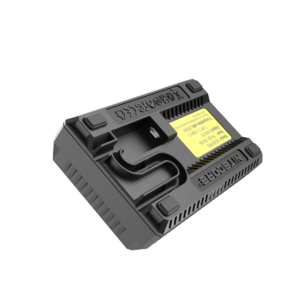 Зарядное устройство Nitecore UCN2PRO Dual Slot USB Charger QC 2.0 для аккумуляторов LP-E6N/NH