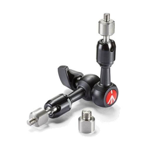 Кронштейн шарнирный Manfrotto 244MICRO Micro Arm 15 см со сменными креплениями 1/4” и адаптером 3/8”