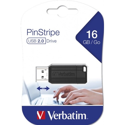 Флеш-накопитель Verbatim PinStripe USB 2.0 16GB
