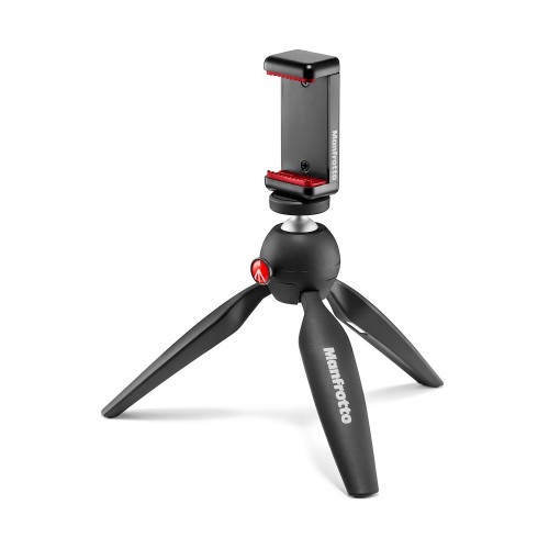 Шататив Manfrotto MKPIXICLMII-BK Pixi Mini Tripod (Made in Italy) с держателем для смартфона