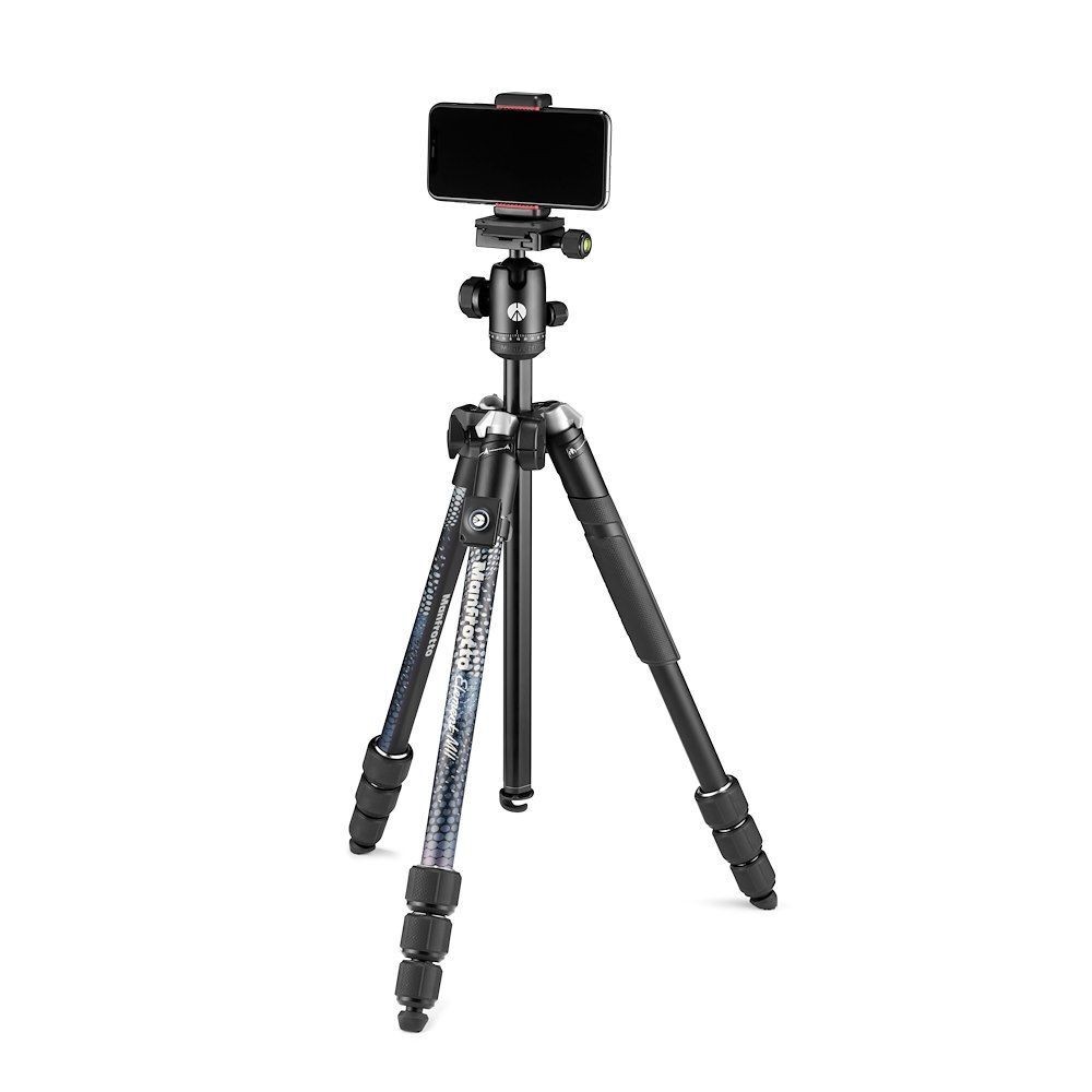 Штатив Manfrotto Element II MKELMII4BMB-BH алюминиевый с держателем для смартфона