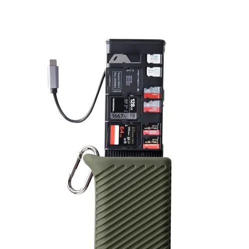 Кардридер и чехол PGYTECH CFexpress CreateMate, для CFE-B / SD, черный