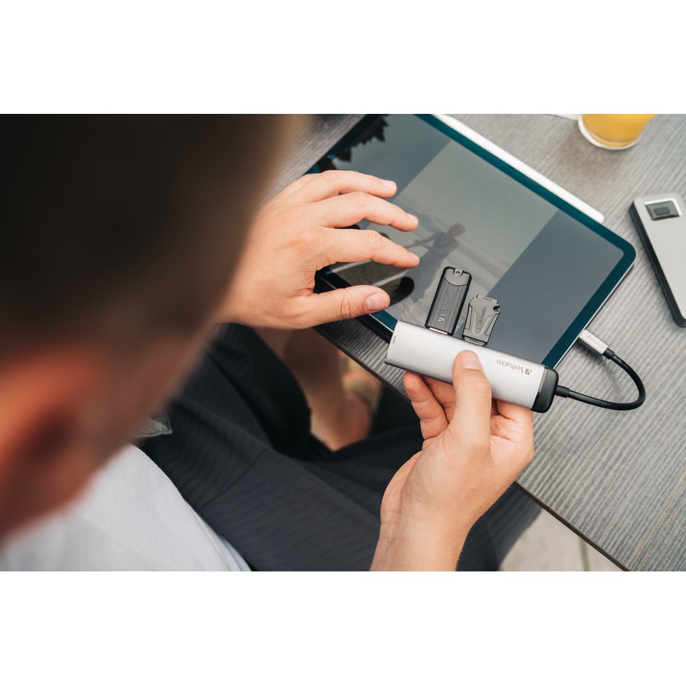 Многопортовый разветвитель Verbatim USB-C 2x USB 3.0/ HDMI