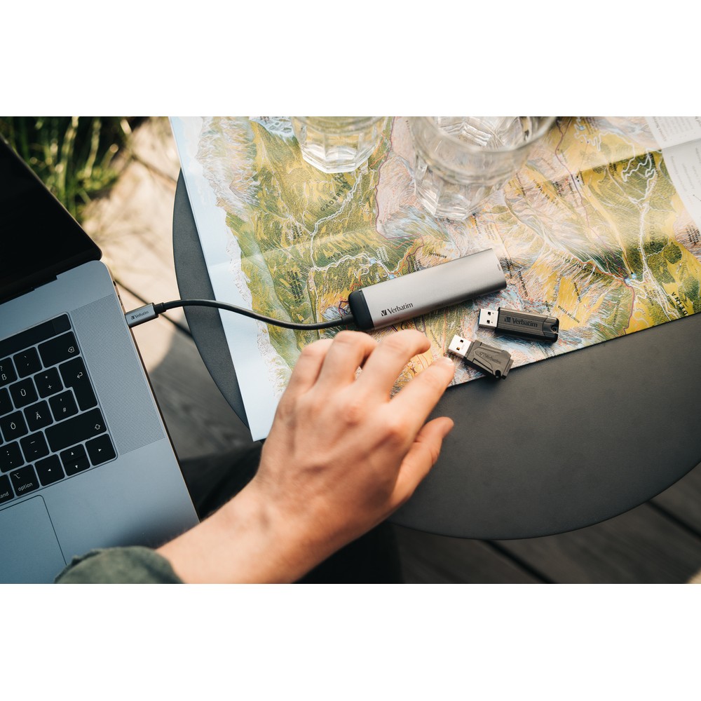 Многопортовый разветвитель Verbatim USB-C 2x USB 3.0/ HDMI