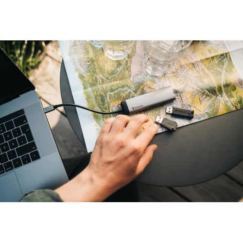 Многопортовый разветвитель Verbatim USB-C 2x USB 3.0/ HDMI