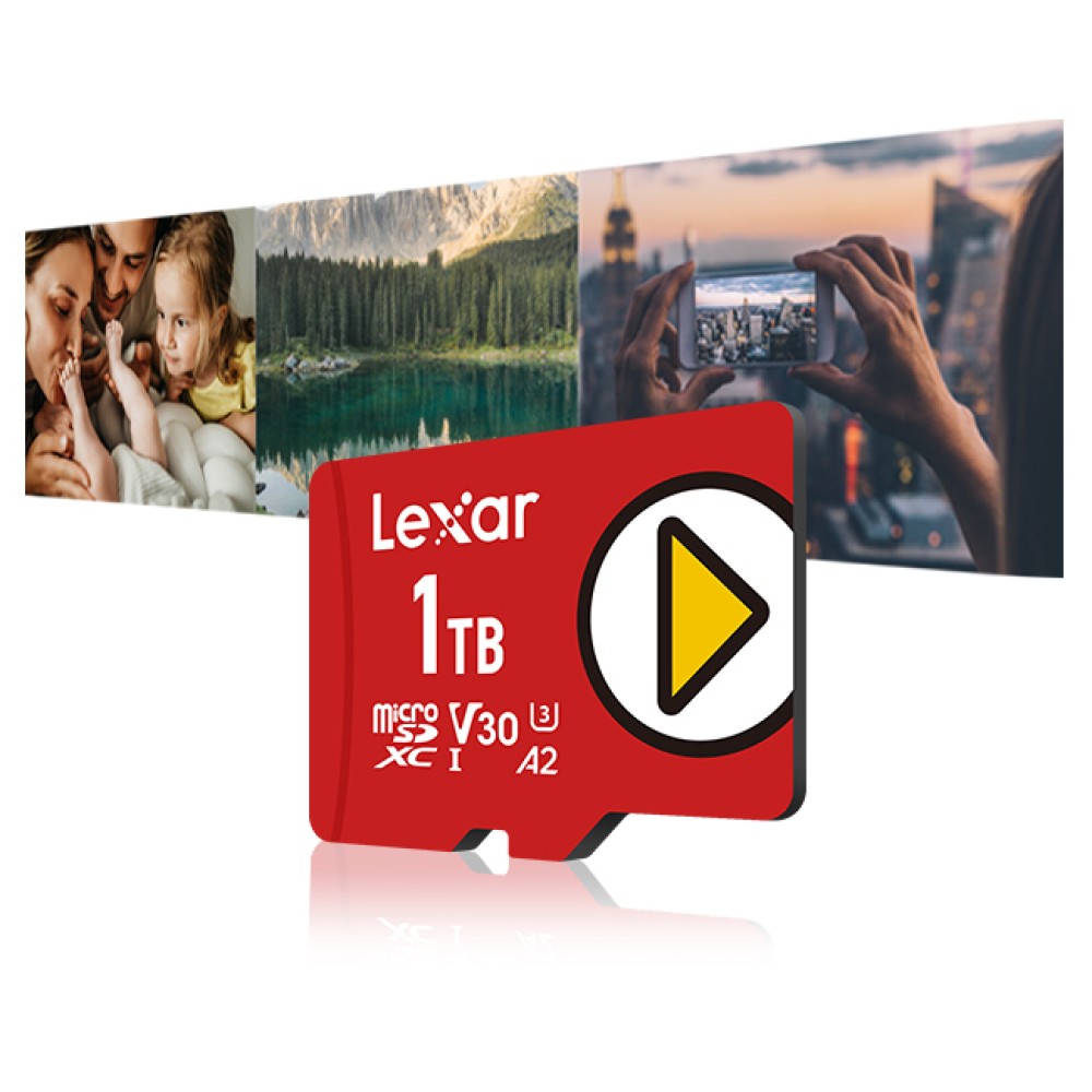 Карта памяти Lexar PLAY microSDXC 128GB UHS-I U3 V30 A2, R/W 160/100 МБ/с