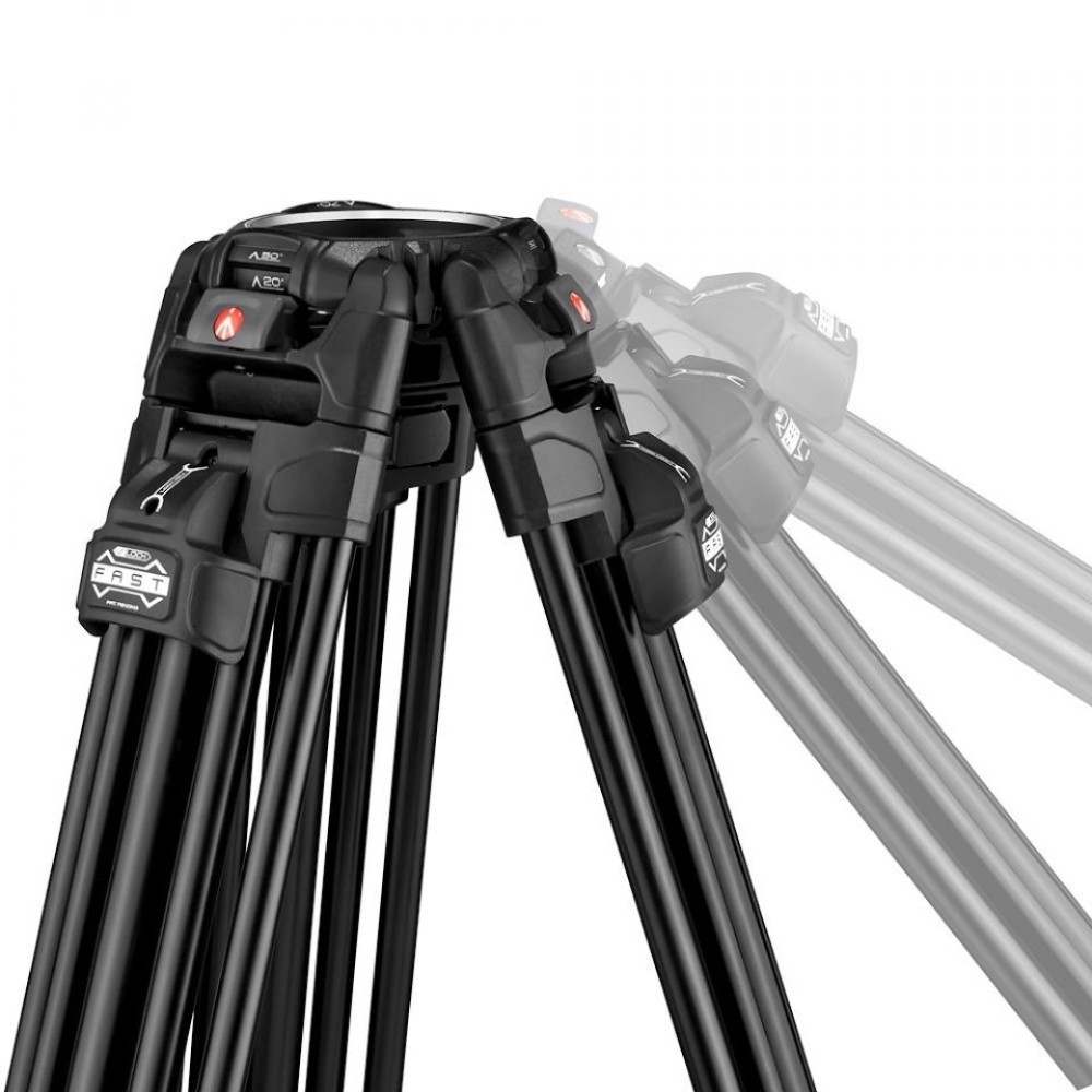Видеоштатив Manfrotto MVK504XTWINMA голова 504X, штатив Twin алюминиевый