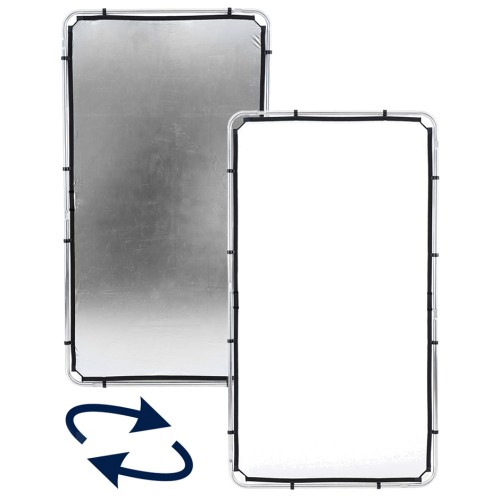 Отражатель Lastolite LL LR81231R Skylite Rapid Cover Medium (1,1х2 м) серебро/белый без рамы