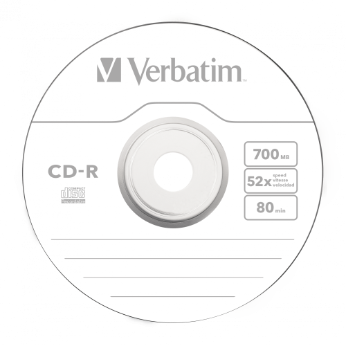 Оптический диск Verbatim CD-R 700MB 52X Extra Protection, Spindle, 100 шт